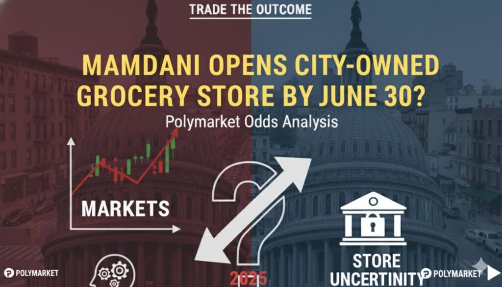 Mamdani Opens City-Owned Grocery Store by June 30? Polymarket Odds Analysis
