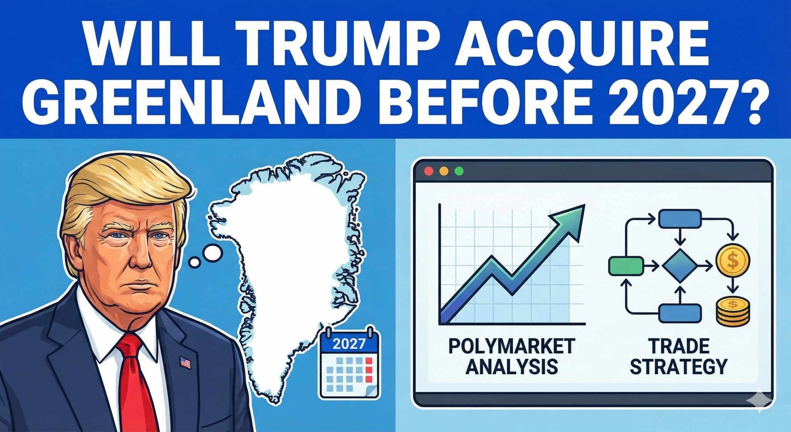 Image of trump and greenland