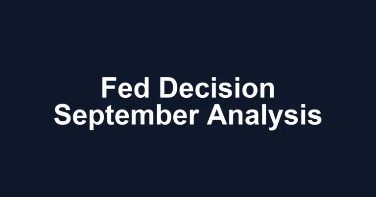 Fed Decision September 2026: Polymarket Analysis