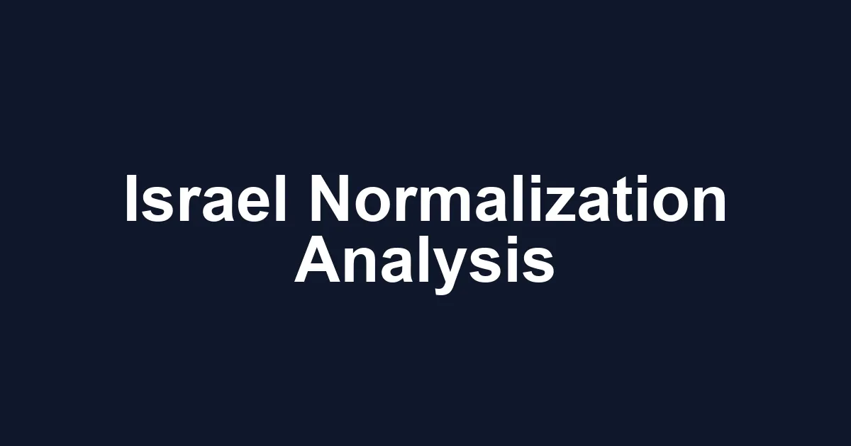 Which countries will recognize Israel in 2026? Polymarket Analysis