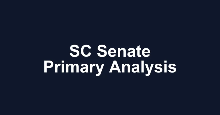 South Carolina Republican Senate Special Primary: Polymarket Analysis