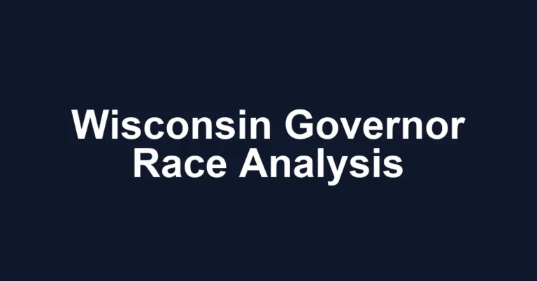 Wisconsin Governor Race 2026: Polymarket Analysis