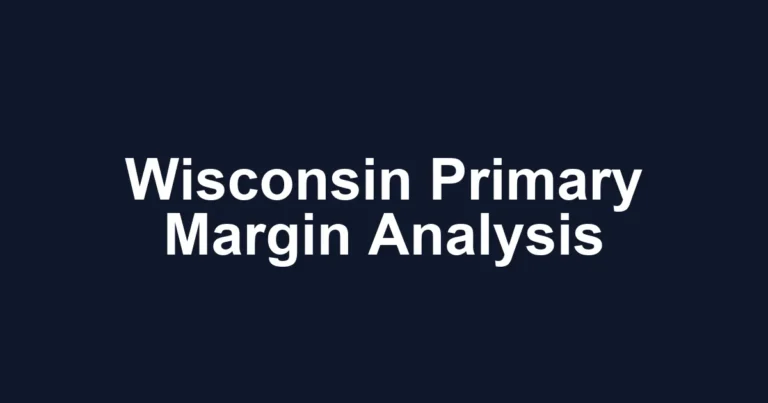 Wisconsin Gov Democratic Primary Margin of Victory: Polymarket Analysis